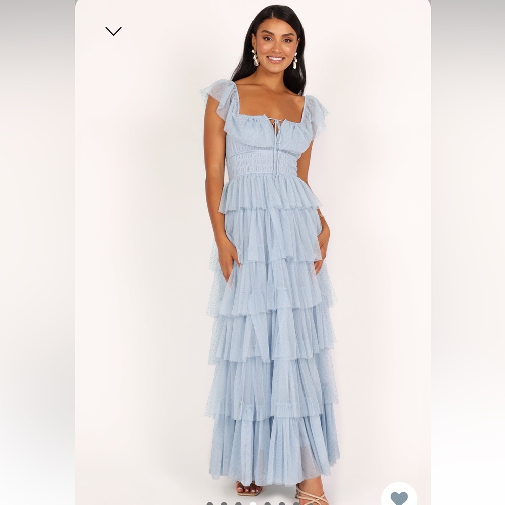 NWOT Petal and Pup Blue Tiered Tulle Dress